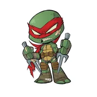 استیکر طرح لاک پشت های نینجا کد 496 