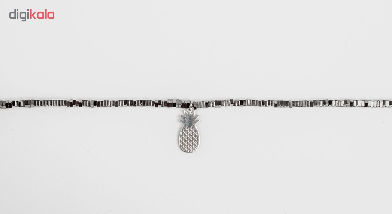 پابند نقره زنانه ریسه گالری طرح آناناس مدل Ri3-H2020-Silver -  - 5