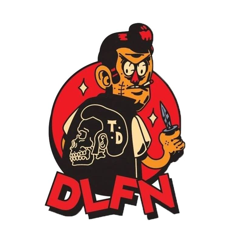 استیکر تزئینی موبایل طرح DLFN کد 343