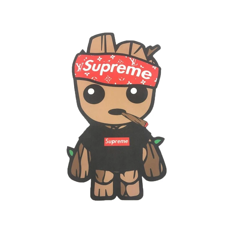 استیکر تزئینی موبایل طرح Superme کد 344