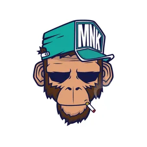 استیکر لپ تاپ طرح میمون کد 330