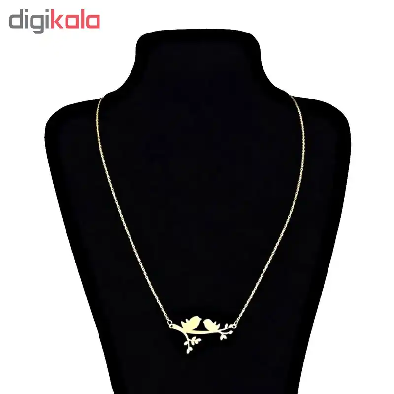 گردنبند نقره زنانه طرح پرنده