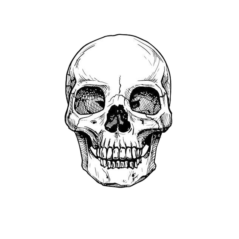 استیکر تزئینی موبایل طرح اسکلت کد 362