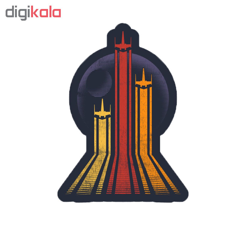 استیکر تزئینی موبایل طرح هواپیما کد 412