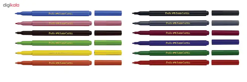 ماژیک نقاشی 6 رنگ فابر کاستل مدل 155406