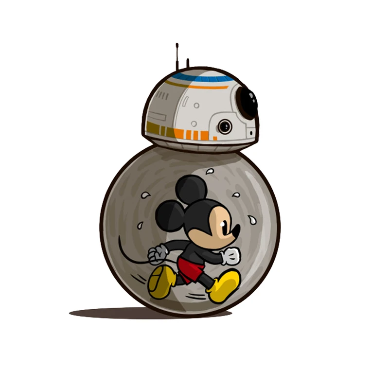 استیکر تزئینی موبایل طرح میکی موس کد 464