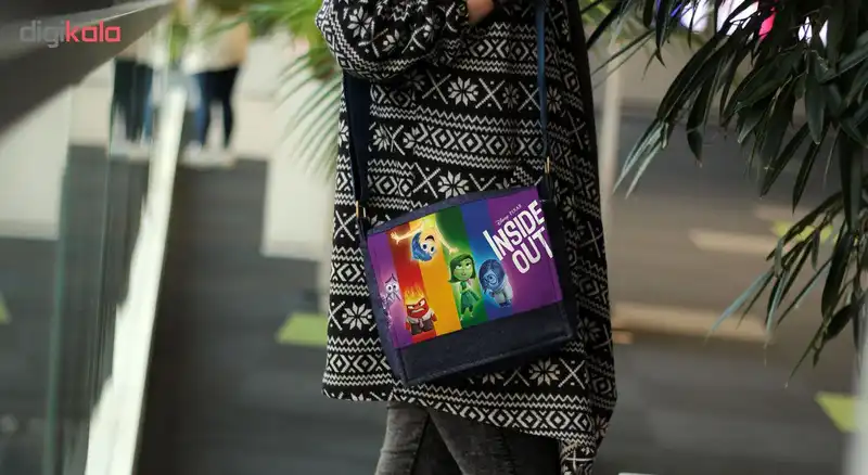 کیف رودوشی گالری چی چاپ طرح inside out کد 65908