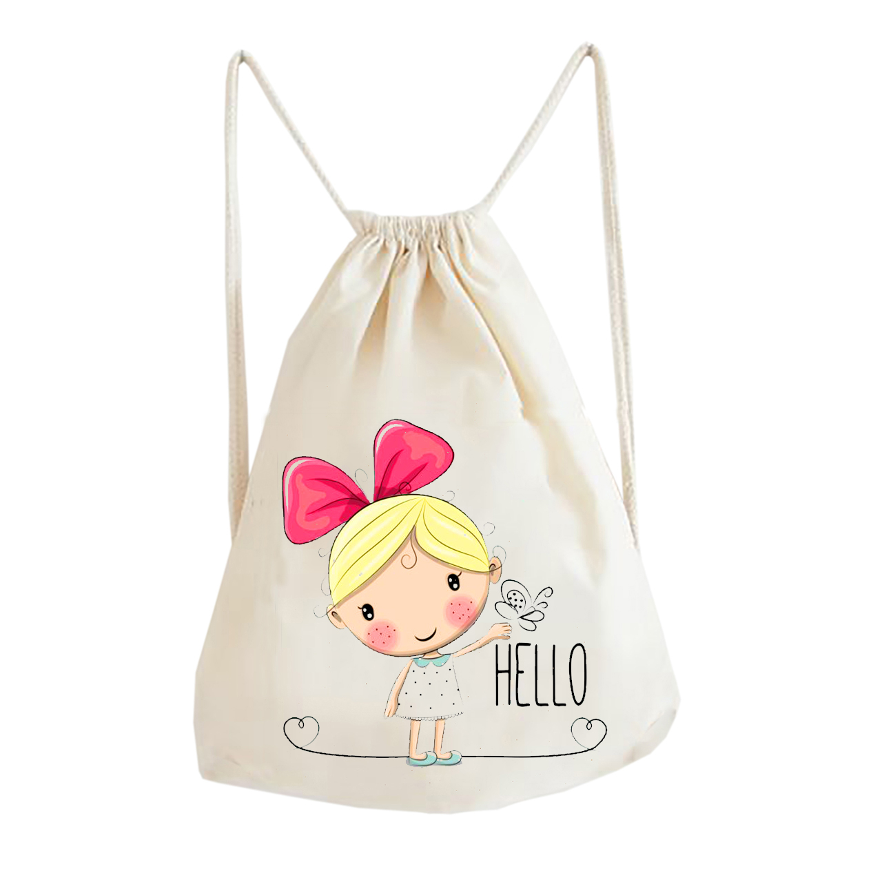 کوله پشتی  طرح دخترک مدل 0047