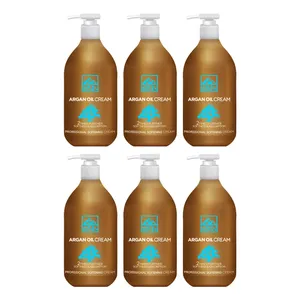 کرم مرطوب کننده بی ام اس مدل Argan حجم 300 میلی لیتر مجموعه 6 عددی