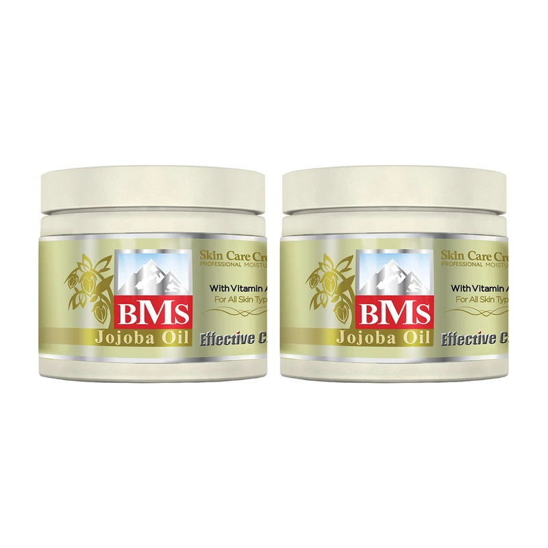 کرم مرطوب کننده بی ام اس مدل JoJoba حجم 200 میلی لیتر مجموعه 2 عددی