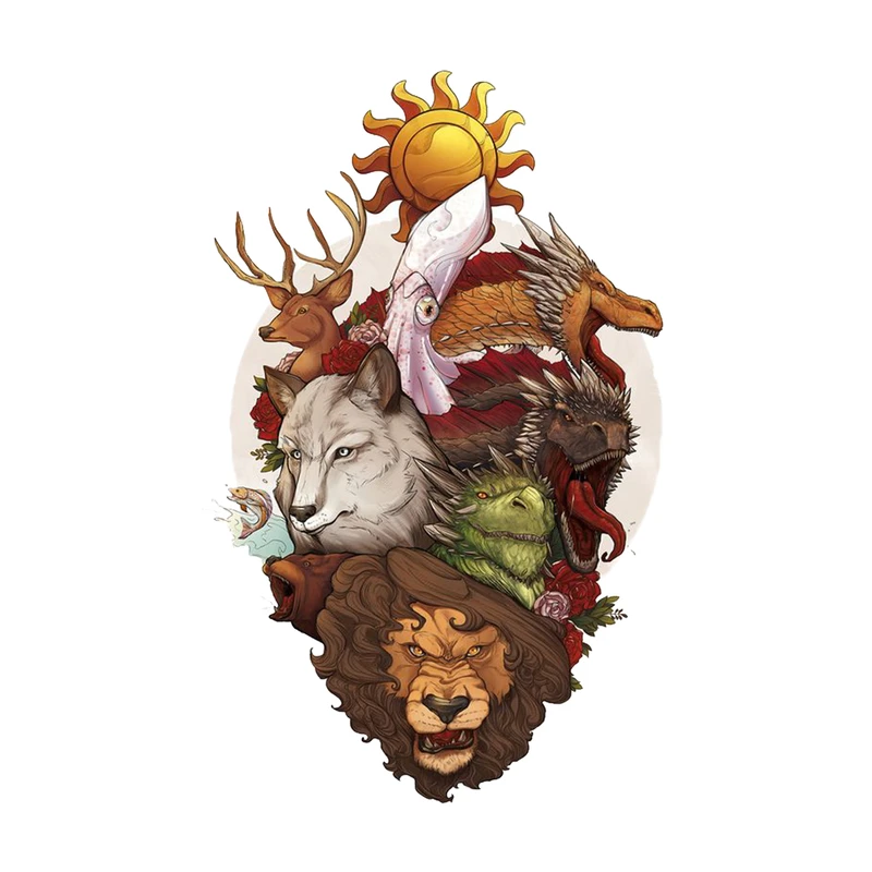 استیکر لپ تاپ طرح حیوانات کد 493