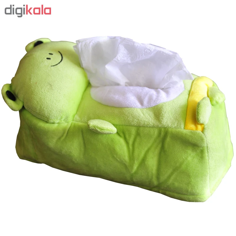 عکس شماره 2 : کاور دستمال کاغذی کودک طرح قورباغه