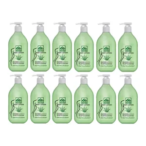 لوسیون بدن بی ام اس مدل Aloe vera حجم 300 میلی لیتر مجموعه 12 عددی