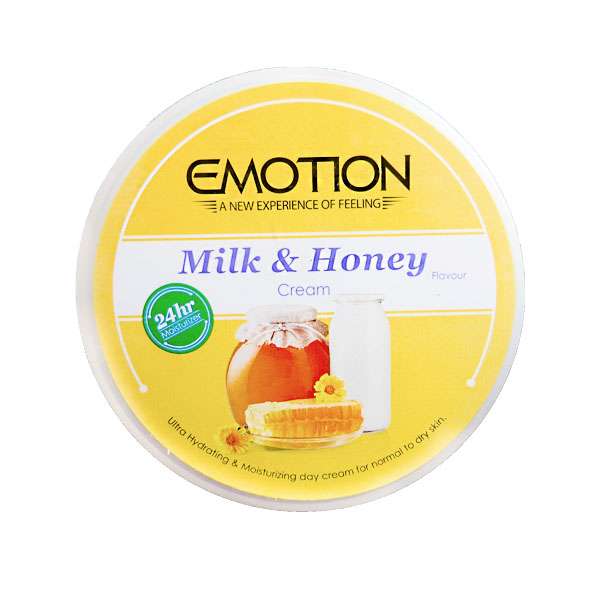 کرم مرطوب کننده ایموشن مدل MILK & HONEY حجم 250 میلی لیتر