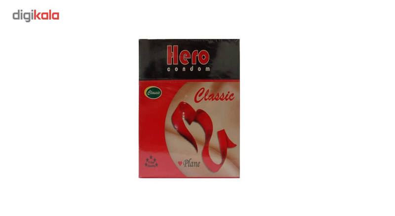کاندوم کاسپین مدل HERO بسته 3 عددی