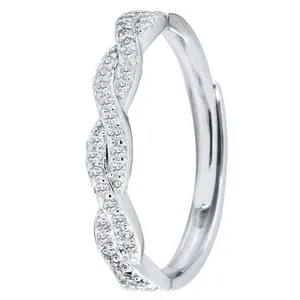 انگشتر نقره زنانه اقلیمه کد AN81