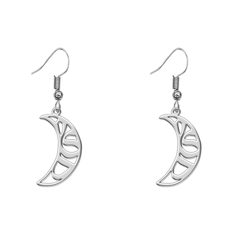 گوشواره نقره زنانه ترمه 1 طرح دی کد L395