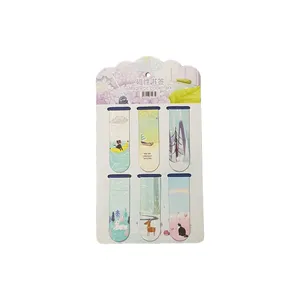 نشانگر کتاب طرح منظره مجموعه ۶ عددی