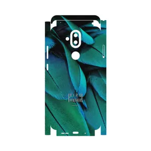 MAHOOT Green Feather-FullSkin Cover Sticker for Nokia 8.1