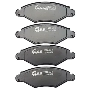 لنت ترمز جلو جی اس اس مدل GS23205 مناسب برای پژو 206 تیپ 2