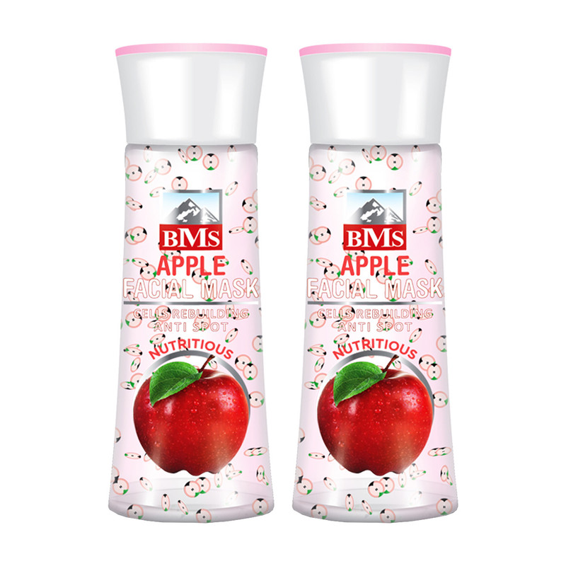 ماسک صورت بی ام اس مدل Apple حجم 160 میلی لیتر مجموعه 2 عددی