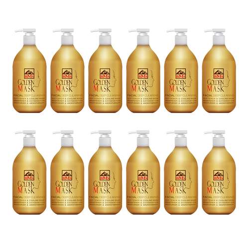 ماسک صورت بی ام اس مدل Golden حجم 300 میلی لیتر مجموعه 12 عددی
