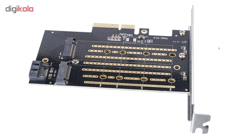 عکس شماره 3 : کارت توسعه pci-e افزایش m.2 nvme اوریکو مدل pdm2