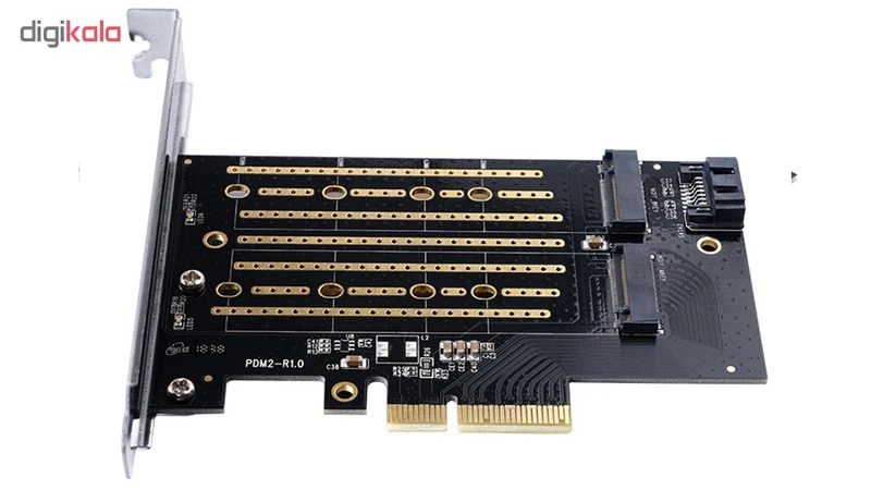 عکس شماره 4 : کارت توسعه pci-e افزایش m.2 nvme اوریکو مدل pdm2