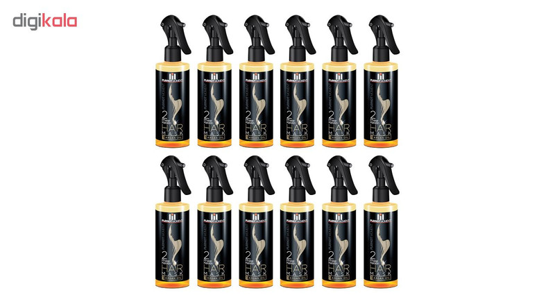 اسپری مو پلی هات مومنت مدل Argan oil حجم 280 میلی لیتر مجموعه 12 عددی