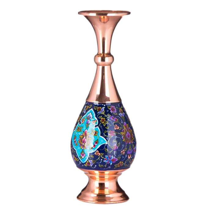 Copper Enamel vase, 26 Model. code 7550129