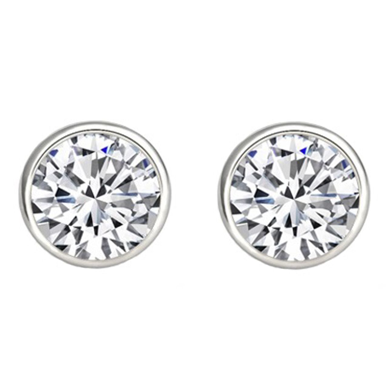 گوشواره نقره اقلیمه کد EN302 -  - 1