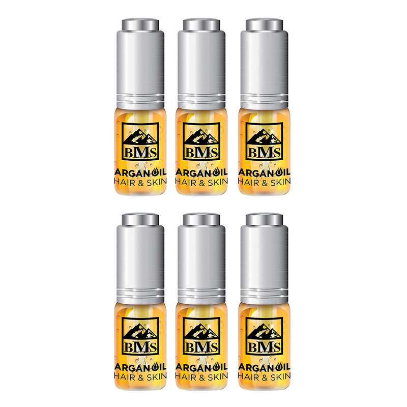 روغن پوست و مو بی ام اس مدل Argan حجم 10 میلی لیتر مجموعه 6 عددی روغن پوست و مو بی ام اس مدل Argan حجم 10 میلی لیتر مجموعه 6 عددی