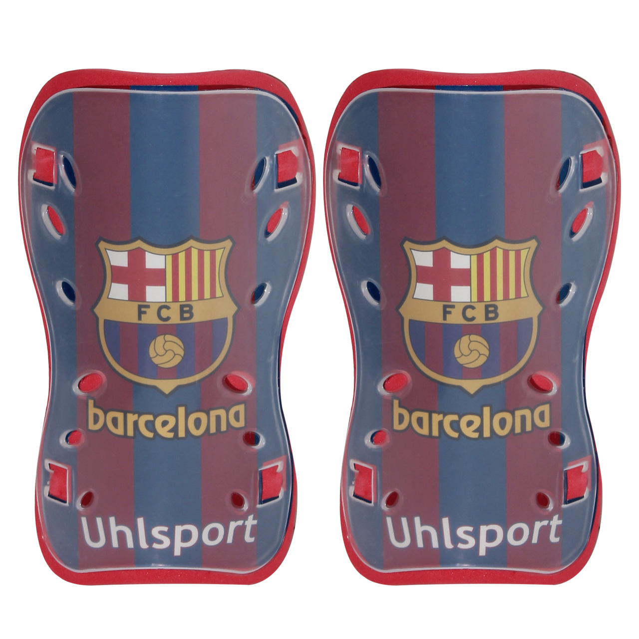 ساق بند فوتبال مدل Barcelona Flag بسته 2 عددی