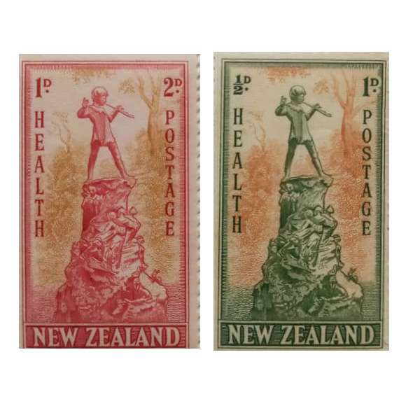 تمبر یادگاری مدل سلامت نیوزلند مجموعه 2 عددی
