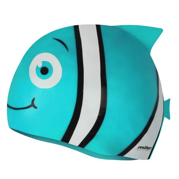 کلاه شنا بچگانه مدل FISH CAP CH1 سیلیکونی