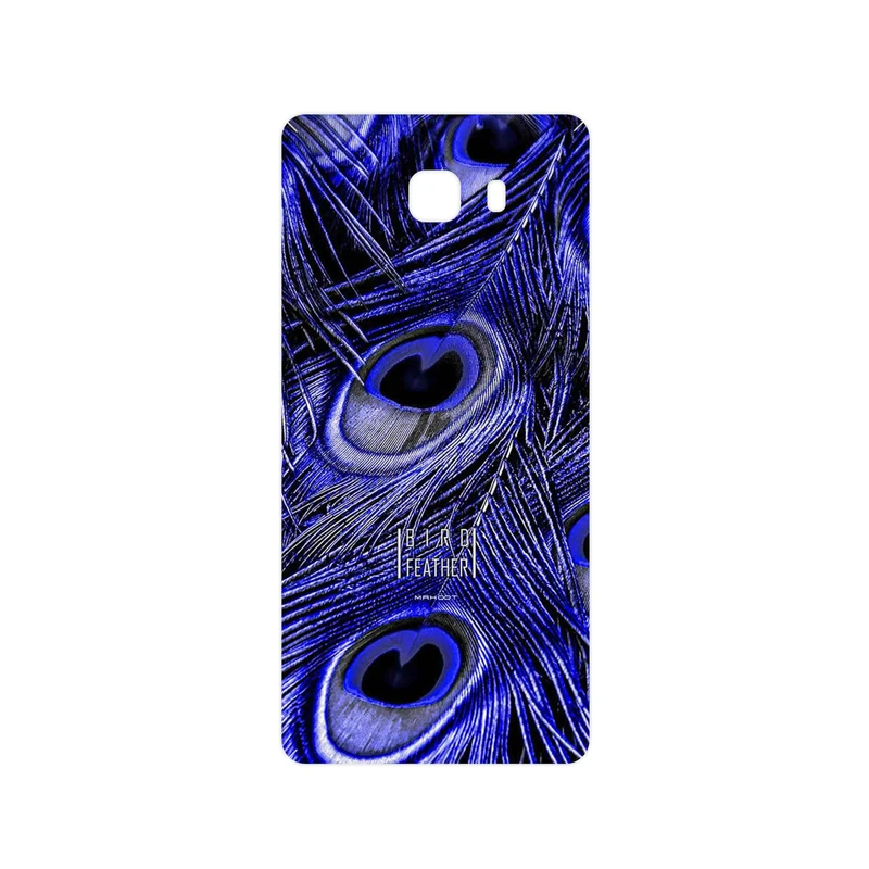 برچسب پوششی ماهوت مدل Purple Feather مناسب برای گوشی موبایل سامسونگ Galaxy C9 Pro