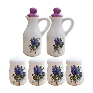 ست آبلیمو خوری و نمک پاش 6 پارچه مدل Lavender