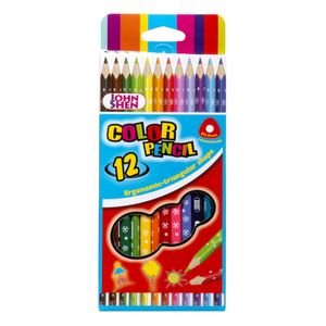 نقد و بررسی مداد رنگی 12 رنگ JOHN SHEN توسط خریداران