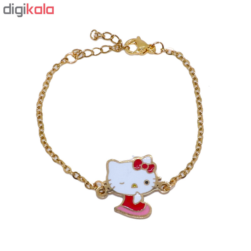 دستبند دخترانه طرح کیتی کد 002