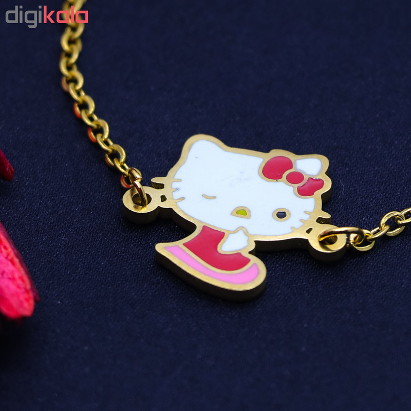 دستبند دخترانه طرح کیتی کد 002