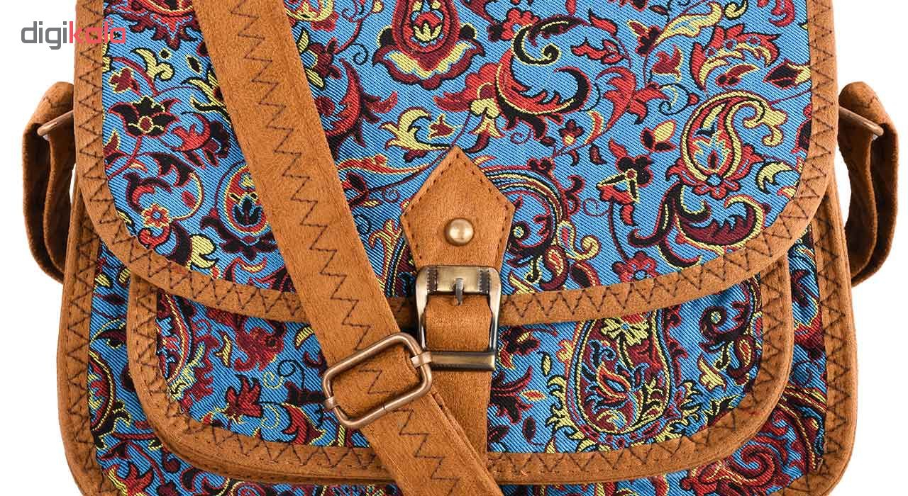 کیف رو دوشی ترمه طرح نگار  مدل 03-64