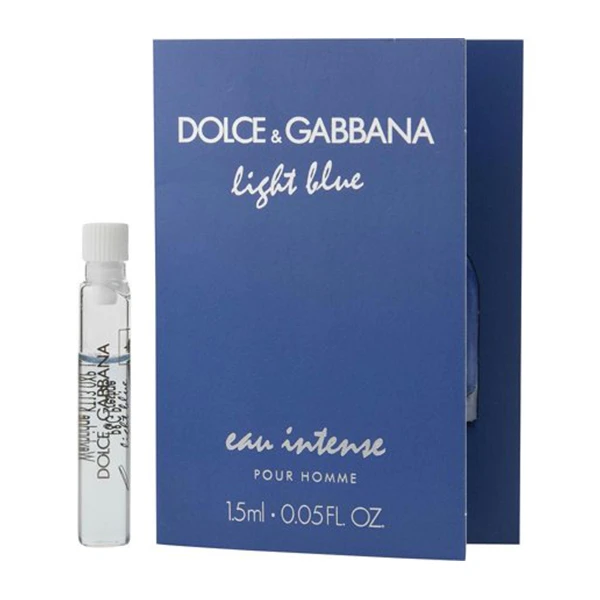 عطر جیبی مردانه دولچه اند گابانا مدل Light Blue Eau Intense حجم 1.5 میلی لیتر
