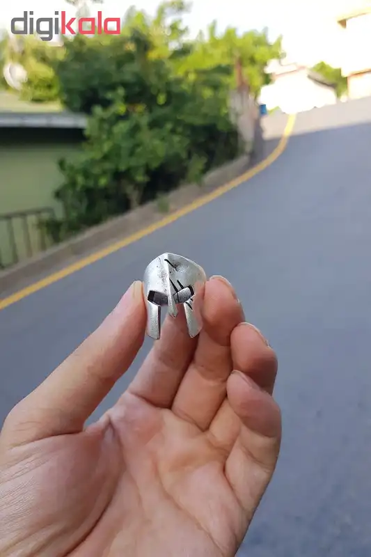 انگشتر مردانه طرح اسکلت کد a27m