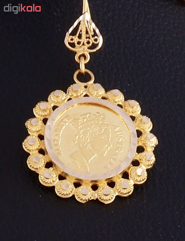 نیم ست طلا 18 عیار زنانه گوی گالری کد G351