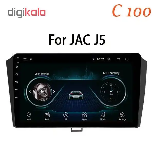 پخش کننده خودرو ووکس مدل 9 C100 مناسب برای جک جی 5