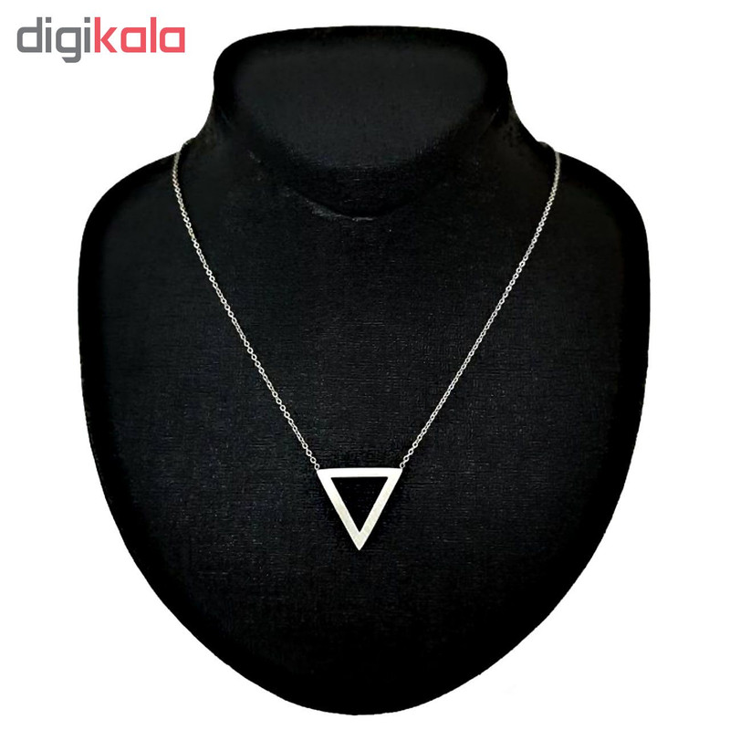 گردنبند نقره زنانه طرح مثلث