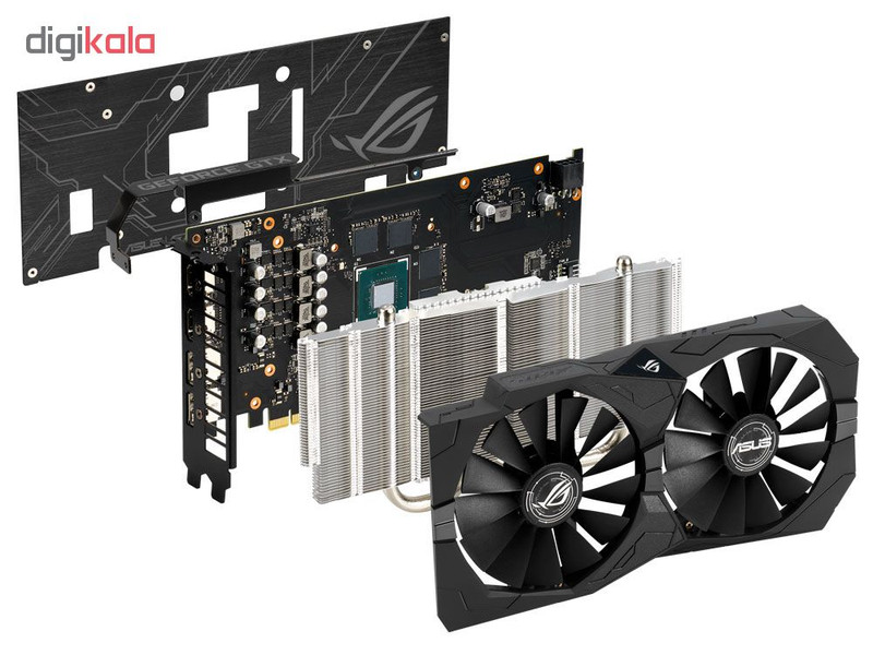 کارت گرافیک ایسوس مدل ROG-STRIX-GTX1650-O4G-GAMING 2