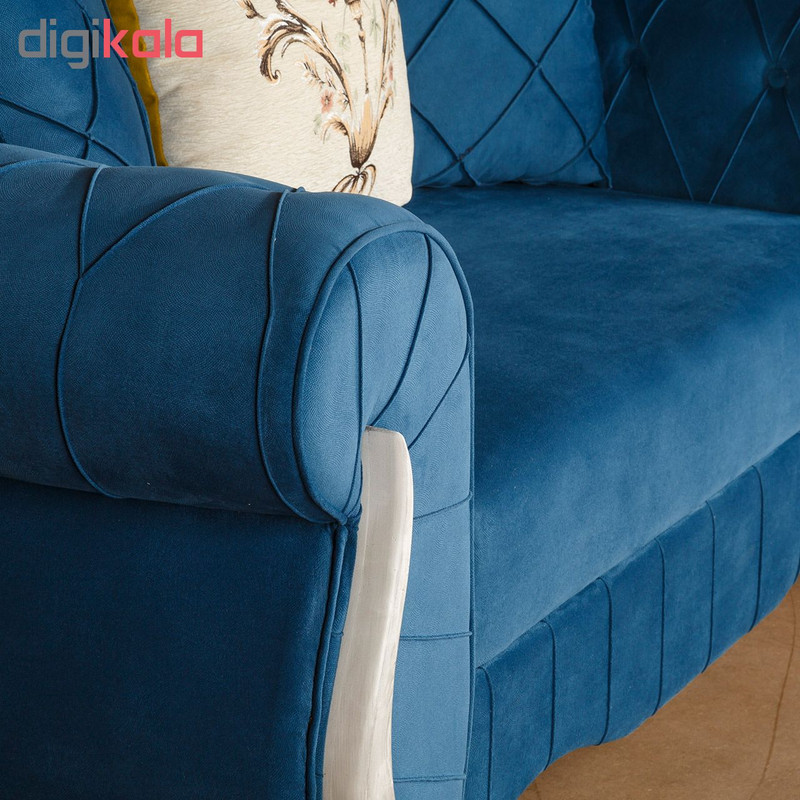 مبل راحتی 3 نفره چشمه نور کد MA-305/3-WT-BL
