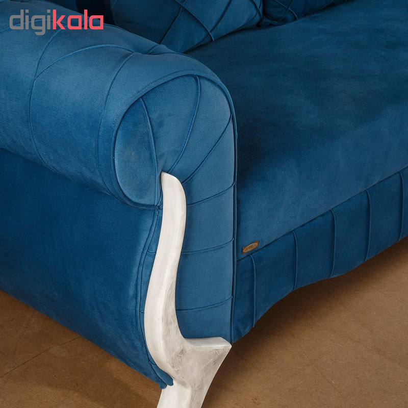 مبل راحتی 3 نفره چشمه نور کد MA-305/3-WT-BL