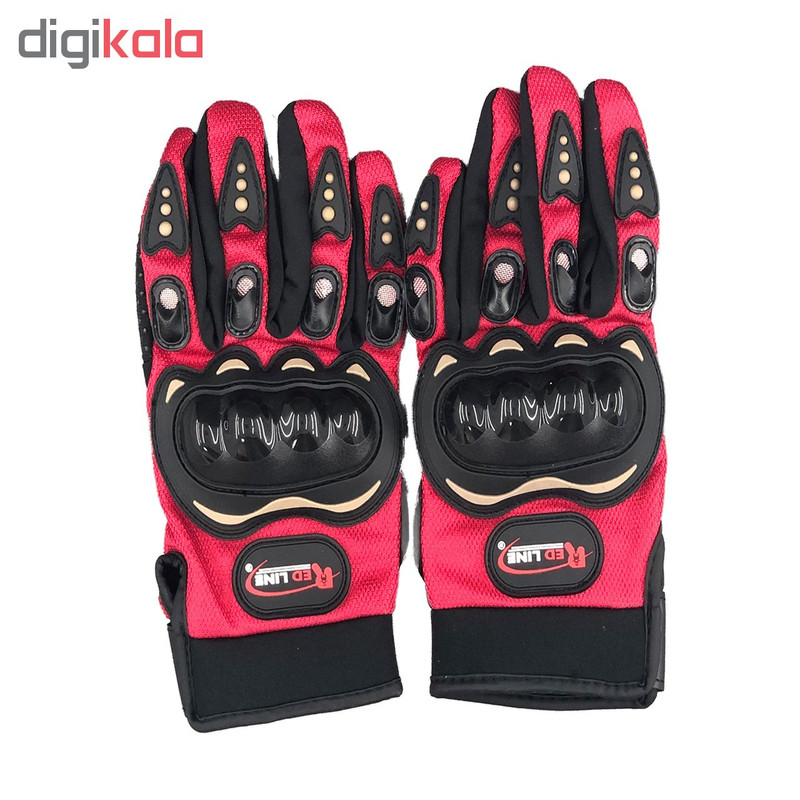 دستکش موتور سواری ردلاین مدل BRB01